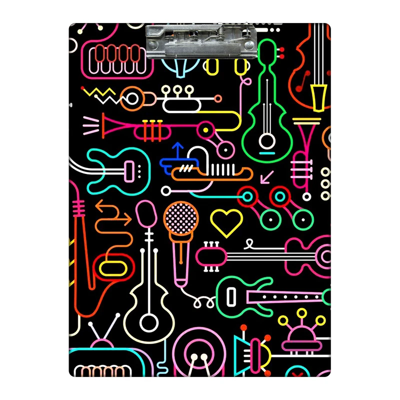 تخته شاسی طرح وسایل موسیقی کد 3712666 سایز A4