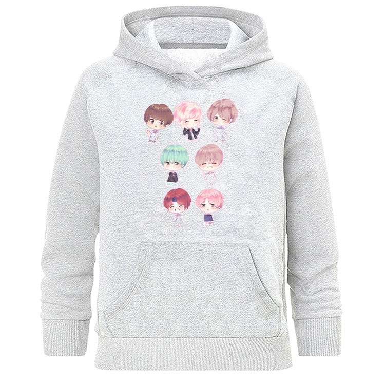 هودی زنانه طرح بی تی اس مدل Z744