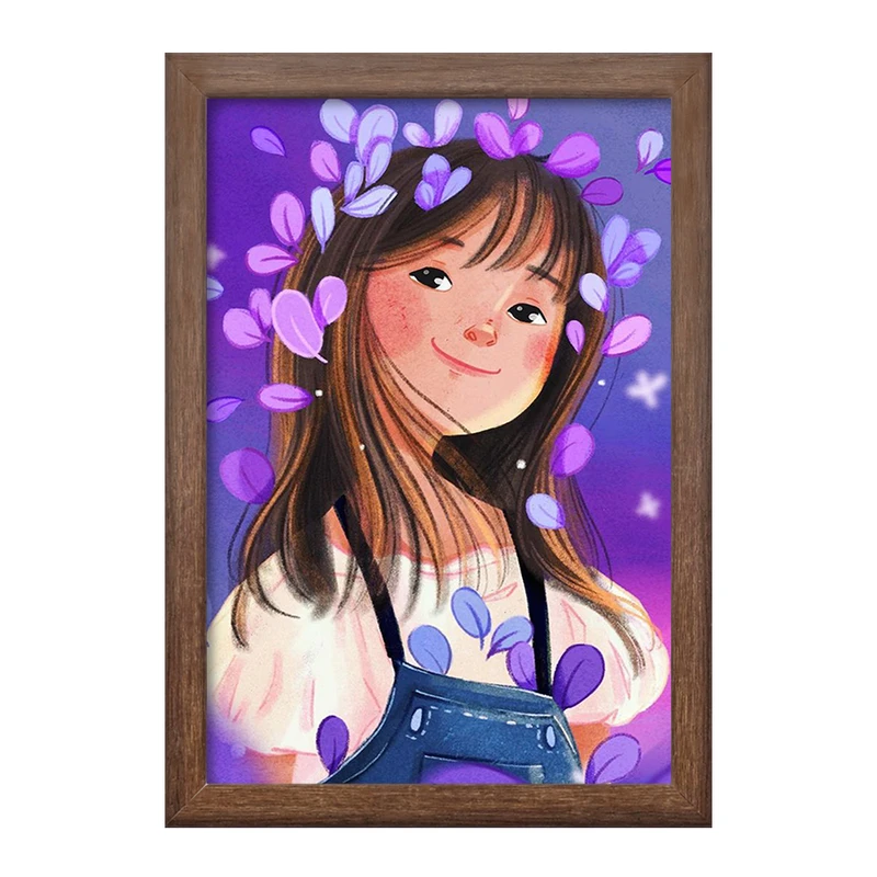 تابلو خندالو طرح دخترانه فانتزی کد 25715