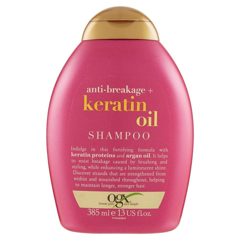 شامپو تقویت کننده مو او جی ایکس مدل Keratin Oil حجم 385 میلی لیتر شامپو تقویت کننده مو او جی ایکس مدل Keratin Oil حجم 385 میلی لیتر