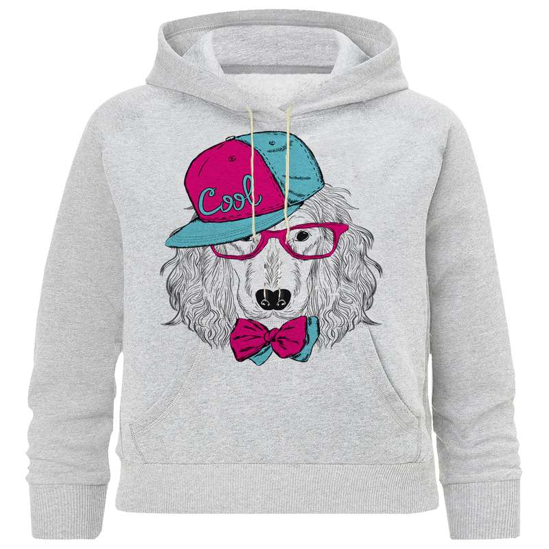 هودی دخترانه مدل M 71 سگ