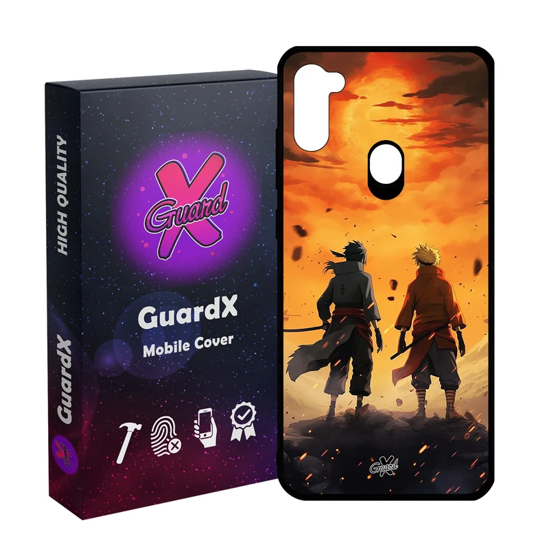 کاور گارد ایکس طرح انیمه ناروتو مدل Glass10699 مناسب برای گوشی موبایل سامسونگ Galaxy A11/M11