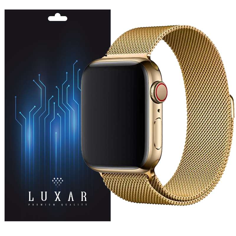 بند لوکسار مدل میلانس مناسب برای اپل واچ 38 / 40 / 41 میلی متری
