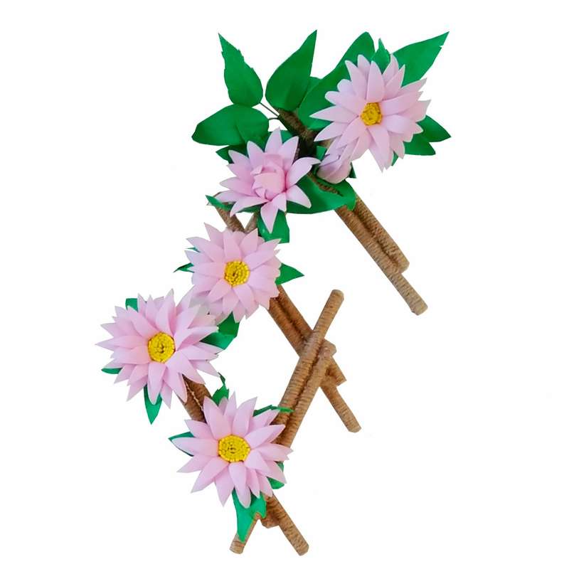 گل مصنوعی مدل دیواری