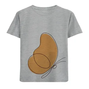 تی شرت آستین کوتاه بچگانه مدل پروانه F764