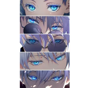 نشانگر کتاب مدل انیمه جوجوتسو کایسن طرح گوجو ساتورو مجموعه 5 عددی