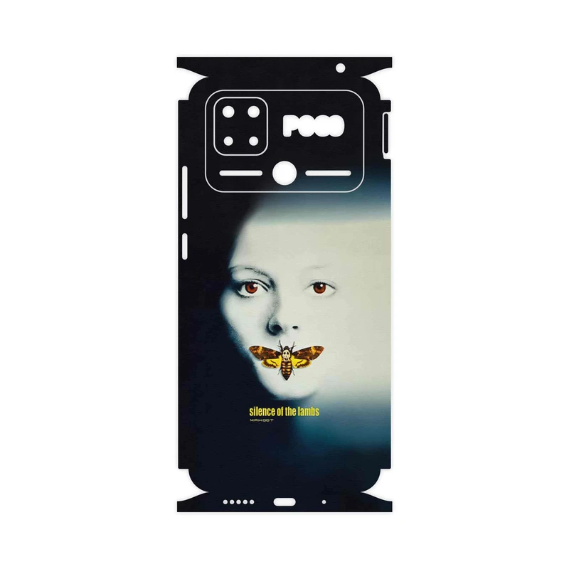 برچسب پوششی ماهوت مدل Silence of the Lambs-FullSkin مناسب برای گوشی موبایل شیائومی Poco C40