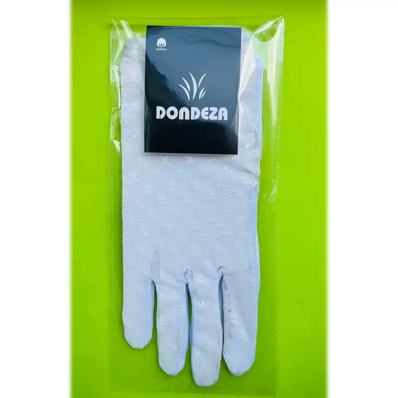 دستکش زنانه دون دزا مدل گیپور و نخ طرح گل ریز کد 021