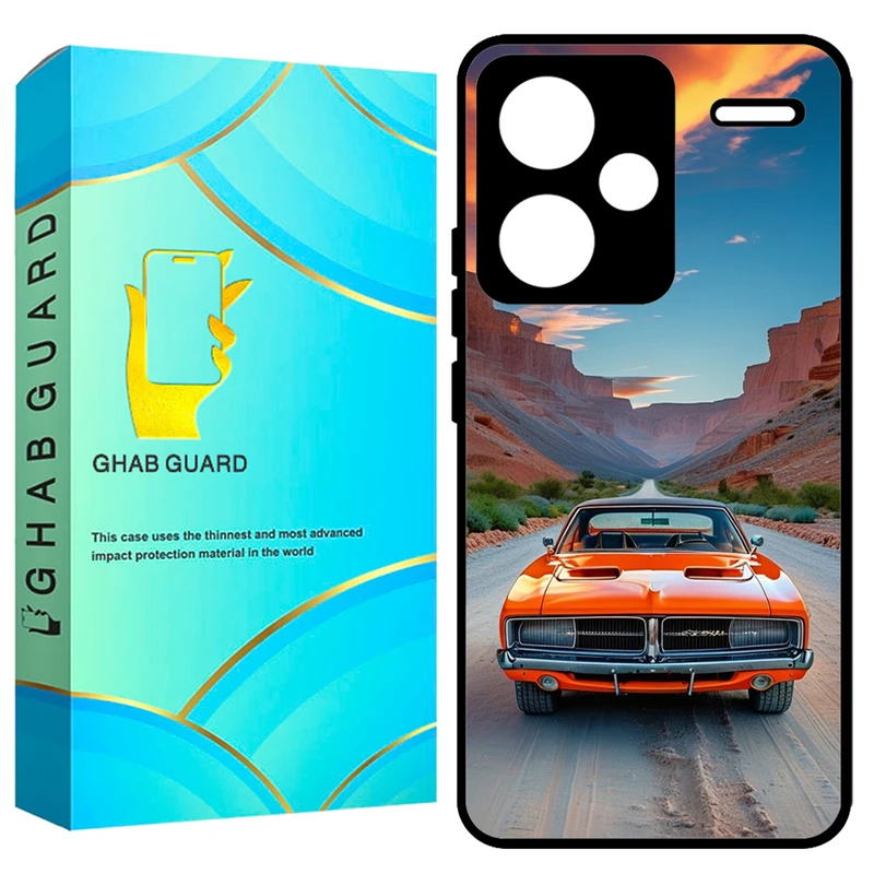 کاور قاب گارد طرح ماشین مدل GCHPN13PL مناسب برای گوشی موبایل شیائومی Redmi Note 13 Pro Plus