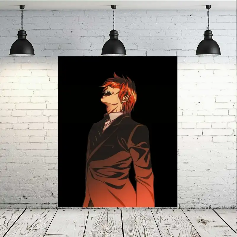 پوستر دیواری طرح انیمه دفترچه مرگ مدل SDP6521