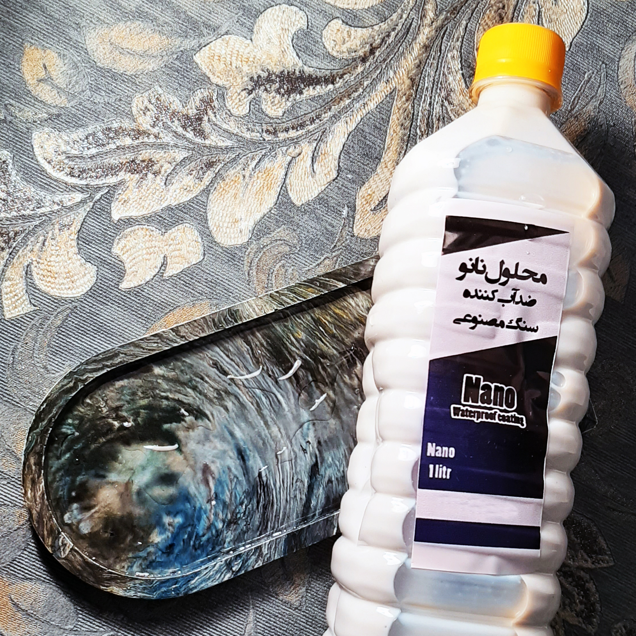 محلول ضدآب کننده سنگ مصنوعی مدل نانو حجم 1 لیتر