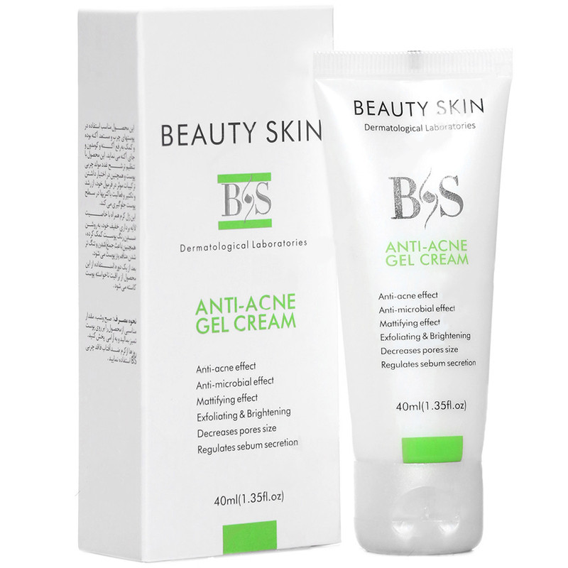 ژل کرم ضد جوش بی اس بیوتی اسکین مدل sebum & acne حجم 40 میلی لیتر