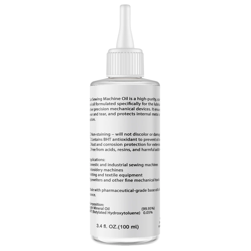 عکس شماره 2 : روغن چرخ خیاطی آی پی ای مدل بدون بو کد po100 حجم 100 میلی لیتر