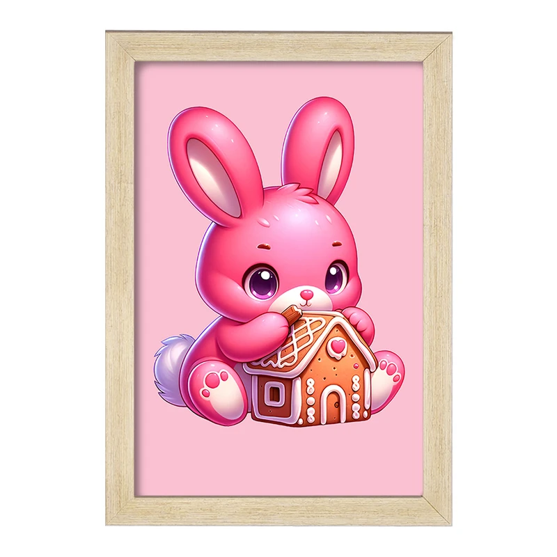 تابلو خندالو مدل خرگوش بامزه کد F7727