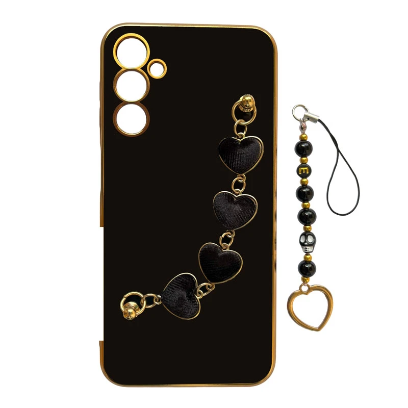 کاور طرح قلب کد A11405 مناسب برای گوشی موبایل سامسونگ Galaxy A14 4G / A14 5G به همراه بندآویز