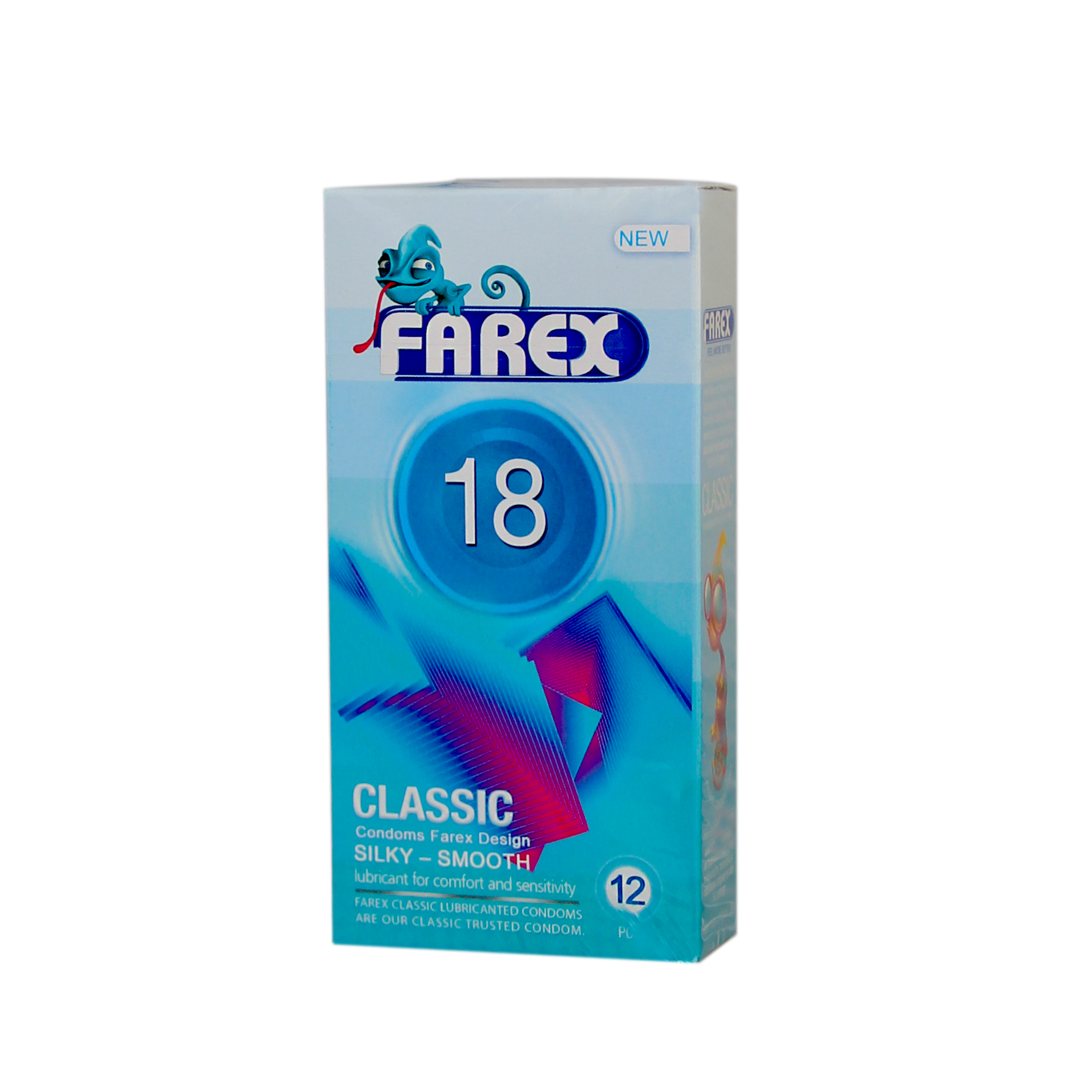 خرید                     کاندوم فارکس مدل CLASSIC 18 بسته 12 عددی