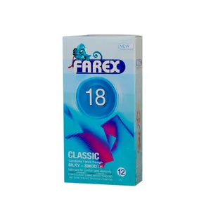 کاندوم فارکس مدل CLASSIC 18 بسته 12 عددی