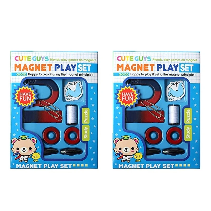 بازی آموزشی مدل آهن ربا magnet play کد 007 بسته 2 عددی