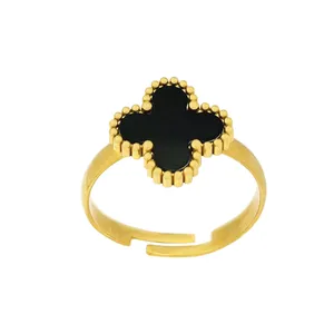 انگشتر زنانه مدل گل چهار پر