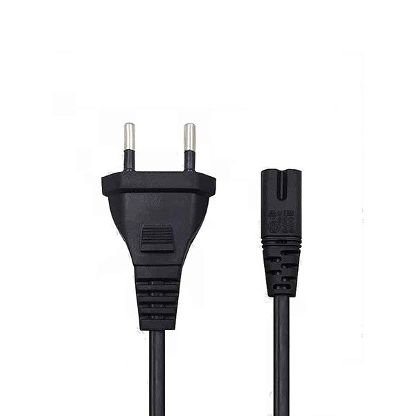 کابل برق دو پین منبع تغذیه لپ تاپ دلتا مدل A34 طول 1.8 متر