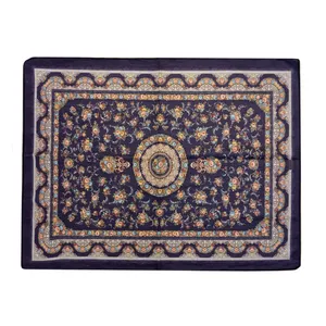 پادری مدل ابریشم طرح باغ مینیاتور سایز 100x75 سانتی متر