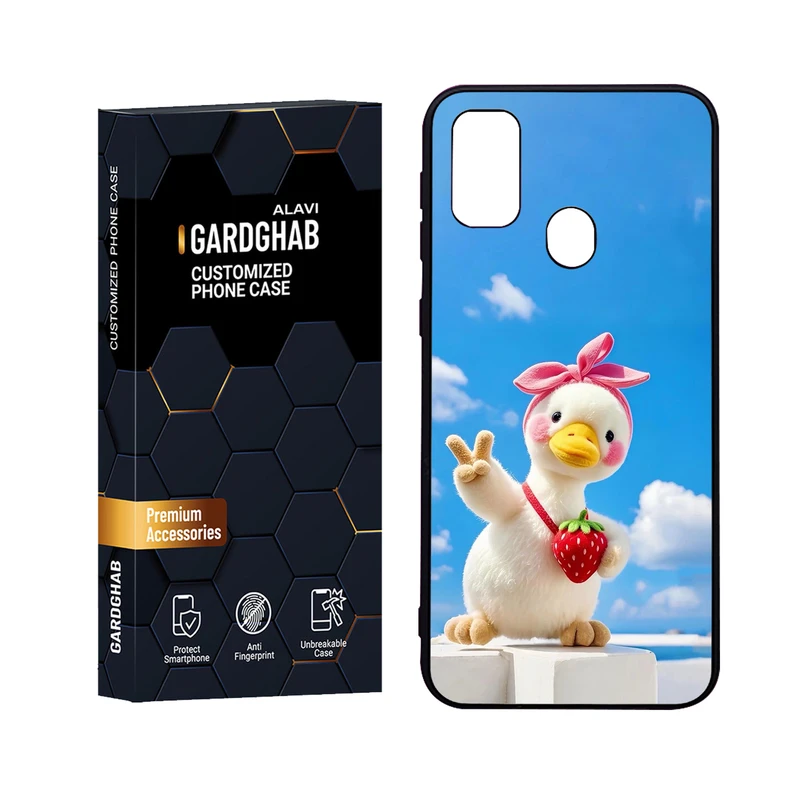 کاور گارد قاب علوی مدل Glass مناسب برای گوشی موبایل سامسونگ Galaxy M21