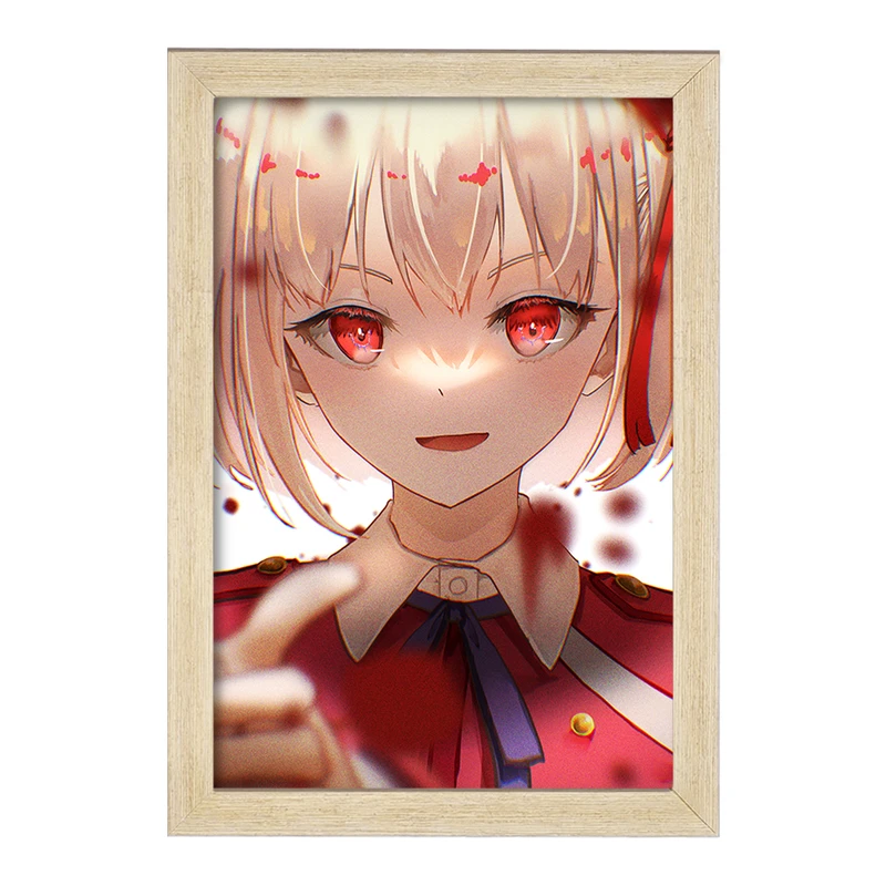 تابلو خندالو مدل چیساتو انیمه لیکوریس ریکویل Lycoris Recoil  کد 23093
