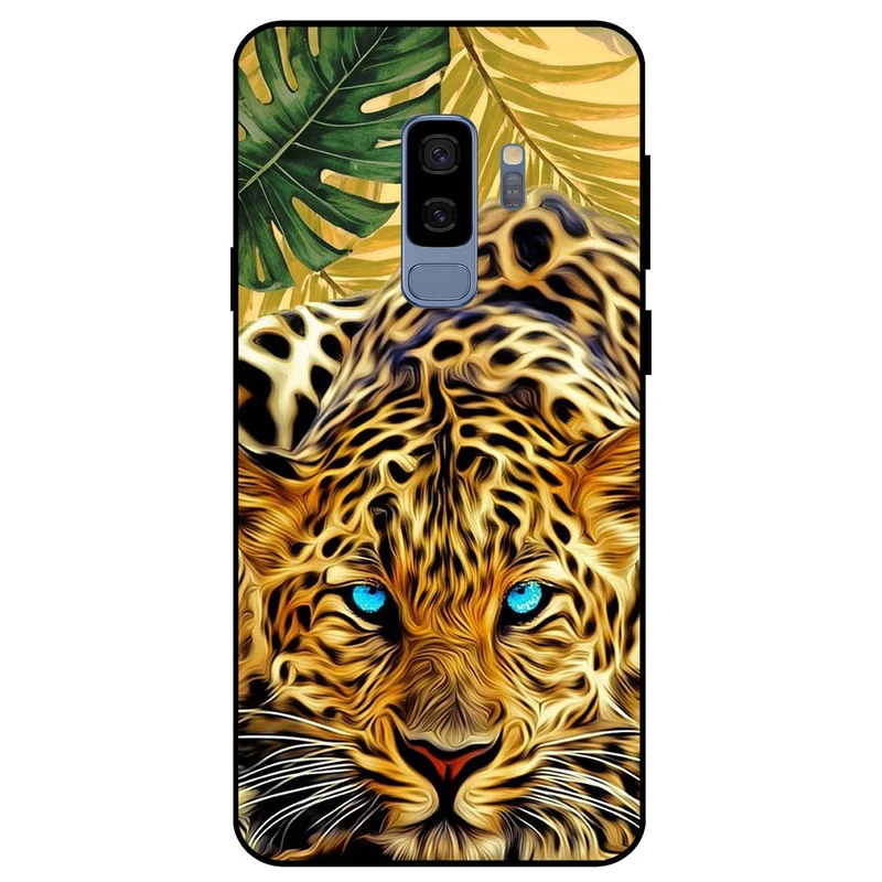 کاور مگافون طرح پلنگ مدل 7455 مناسب برای گوشی موبایل سامسونگ Galaxy S9 Plus         