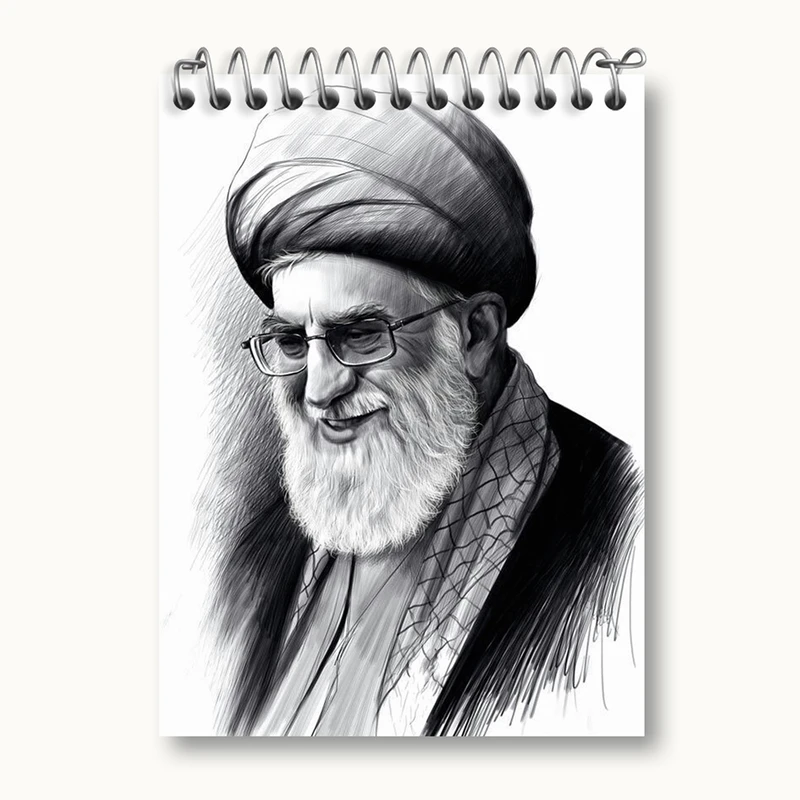 دفتر یادداشت 50 برگ خندالو مدل تصویر رهبر کد 2574