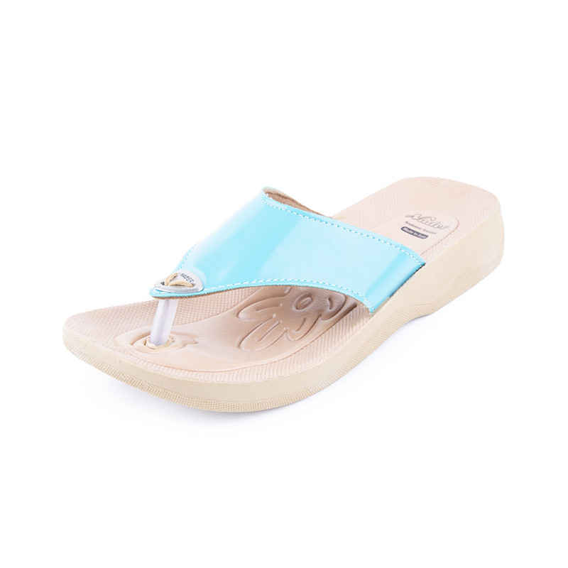 دمپایی لاانگشتی زنانه نادر کد 777 رنگ آبی