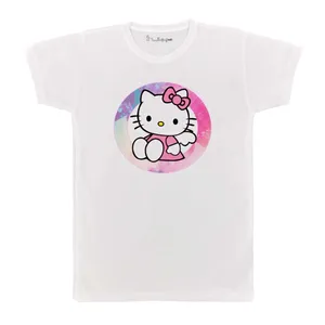 تی شرت بچگانه پرمانه طرح Kitty کد pmt.2415