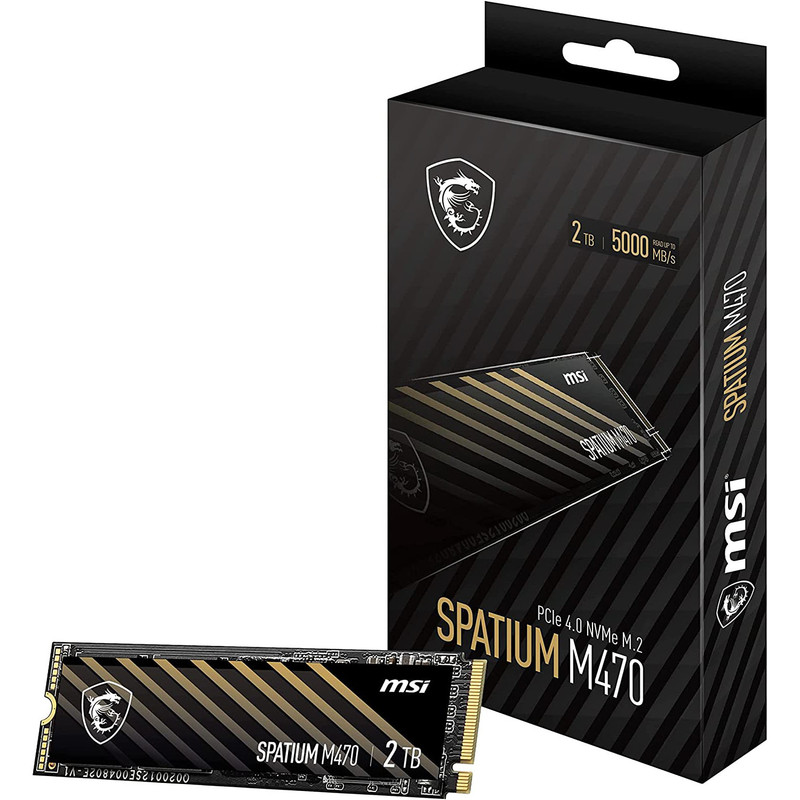 اس اس دی اینترنال PCIe Gen4 x4 ام اس آی مدل SPATIUM M470 ظرفیت 2 ترابایت