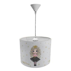 نقد و بررسی لوستر کودک طرح دختر موفرفری مدل LBR-PD-003 توسط خریداران