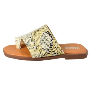 صندل زنانه نیکتا مدل پوست ماری 2866