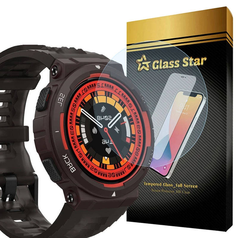 محافظ صفحه نمایش گلس استار مدل SMWG مناسب برای ساعت هوشمند آمیزفیت active edge