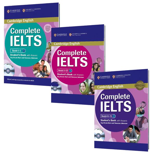 کتاب Complete IELTS اثر Guy Brook-Hart and Vanessa Jackman انتشارات آریونا 3 جلدی