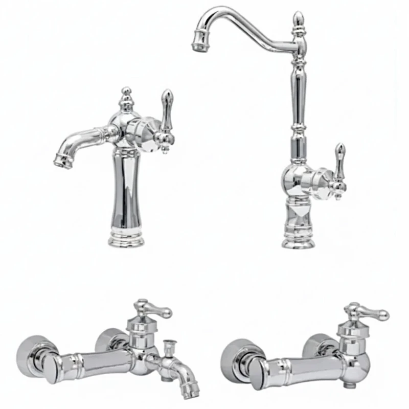 ست شیرآلات مدل بیزانس  مجموعه 4 عددی