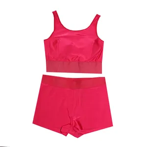 ست نیم تنه و شلوارک ورزشی زنانه کرین کد 1662