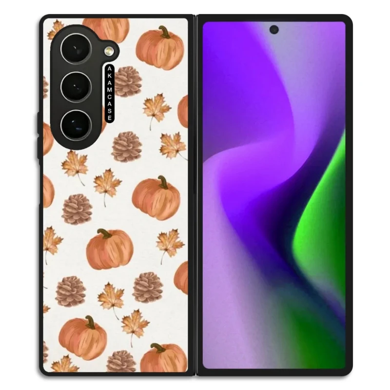 کاور آکام مدل AMC-WSGZFOLD6-PUMPKIN-9 مناسب برای گوشی موبایل سامسونگ Galaxy Z Fold 6