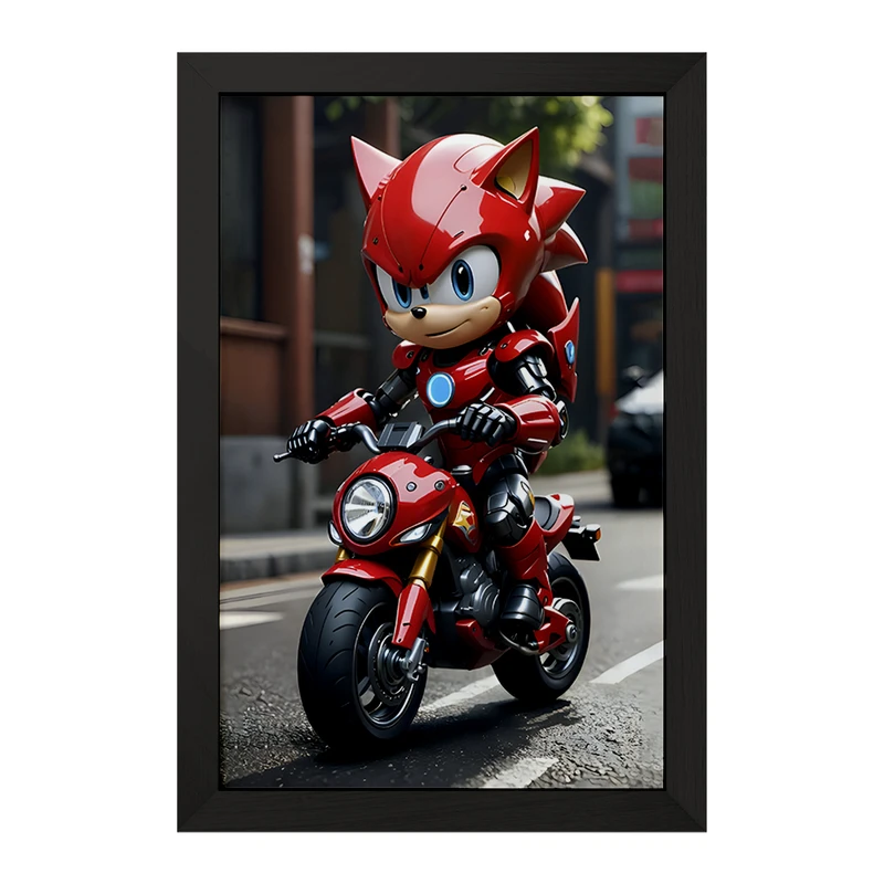 تابلو خندالو مدل سونیک (Sonic) کد F6865