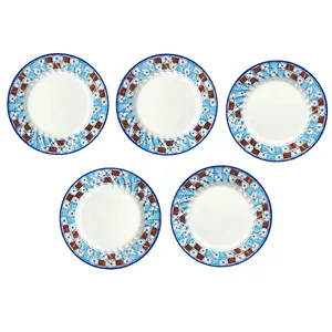 بشقاب برنج میبدمرواریدمدل شطرنجی5عددی