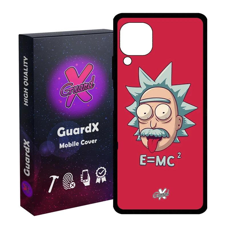 کاور گارد ایکس طرح Rick and Morty مدل Glass10046 مناسب برای گوشی موبایل هوآوی Nova 7i / Nova 6 SE / P40 Lite