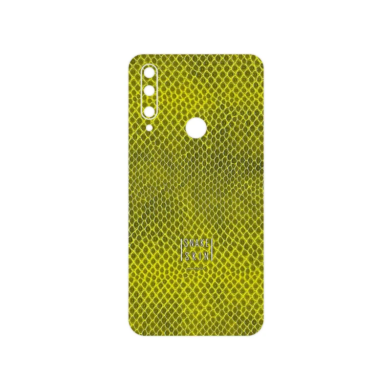 برچسب پوششی ماهوت مدل Yellow Snake Skin مناسب برای گوشی موبایل آنر 9X