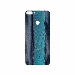 MAHOOT Turquoise feathers Cover Sticker for Huawei P Smart