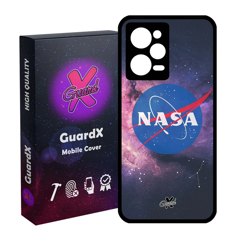 کاور گارد ایکس طرح Nasa مدل Glass10012 مناسب برای گوشی موبایل شیائومی Redmi Note 12 Pro 5G/Poco X5 Pro 5G/Note 12 Pro Pro speed