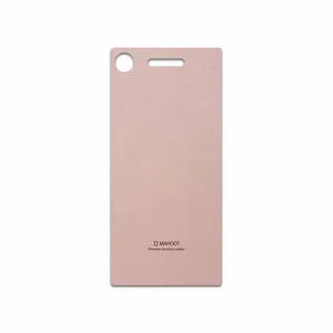 MAHOOT Rose Gold Leather Cover Sticker for Sony Xperia XZ1
