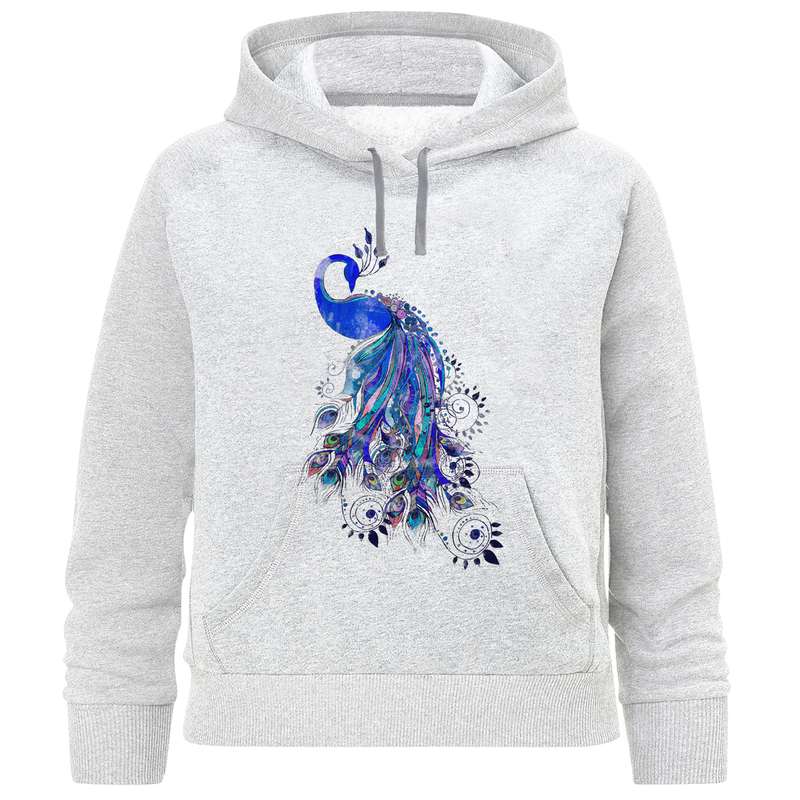 هودی دخترانه مدل طاووس D144