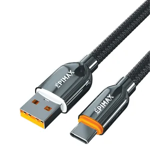 کابل تبدیل USB به USB-C اپی مکس مدل EC128 طول 1 متر