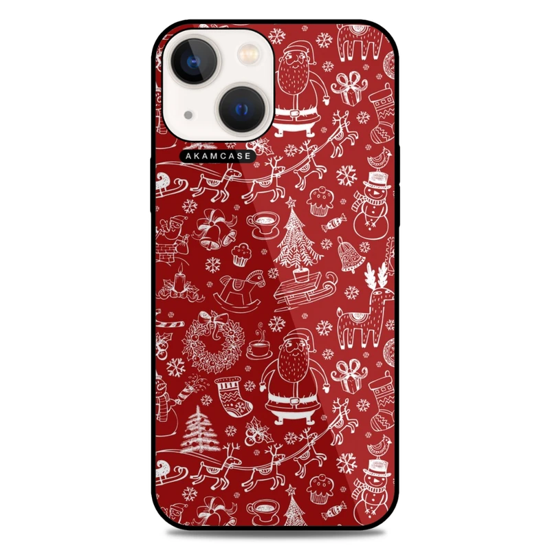 کاور آکام مدل AMC-WA13-CHRISTMAS-20 مناسب برای گوشی موبایل اپل iPhone 13
