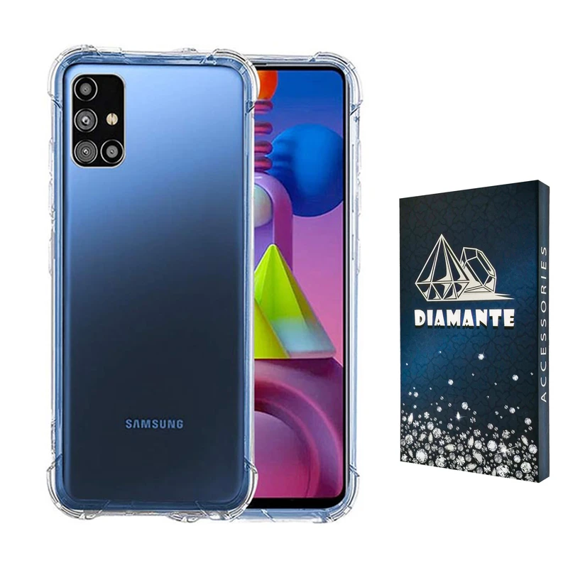 کاور دیامانته مدل shiny navy مناسب برای گوشی موبایل سامسونگ Galaxy M51